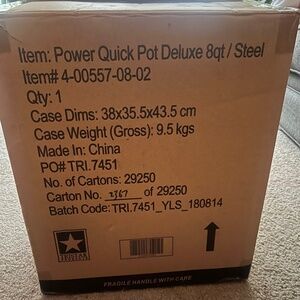 Power Quick Pot Deluxe 8qt